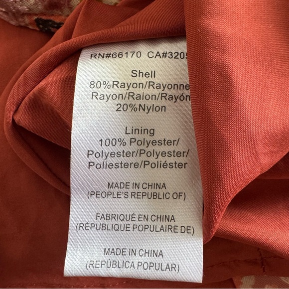 Hutch Hayden Dusty Pink Velvet Floral Midi Slip Dress size MP - Picture 14 of 14